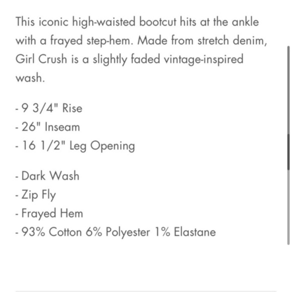 MOTHER INSIDER CROP STEP FRAY IN GIRL CRUSH HI WAISTED ANKLE BOOTCUT RAW HEM - Picture 7 of 15